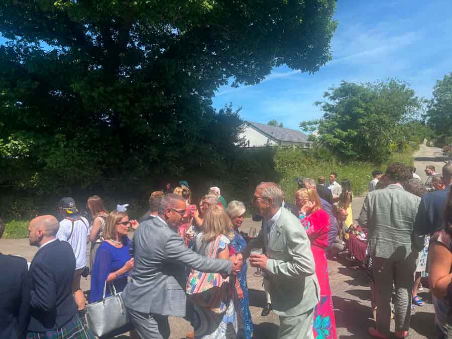 Pre wedding get together underway at the Cornish Arms Frogpool Cornwall. A great venue for any special occasion or function, offering delicious food and drinks.